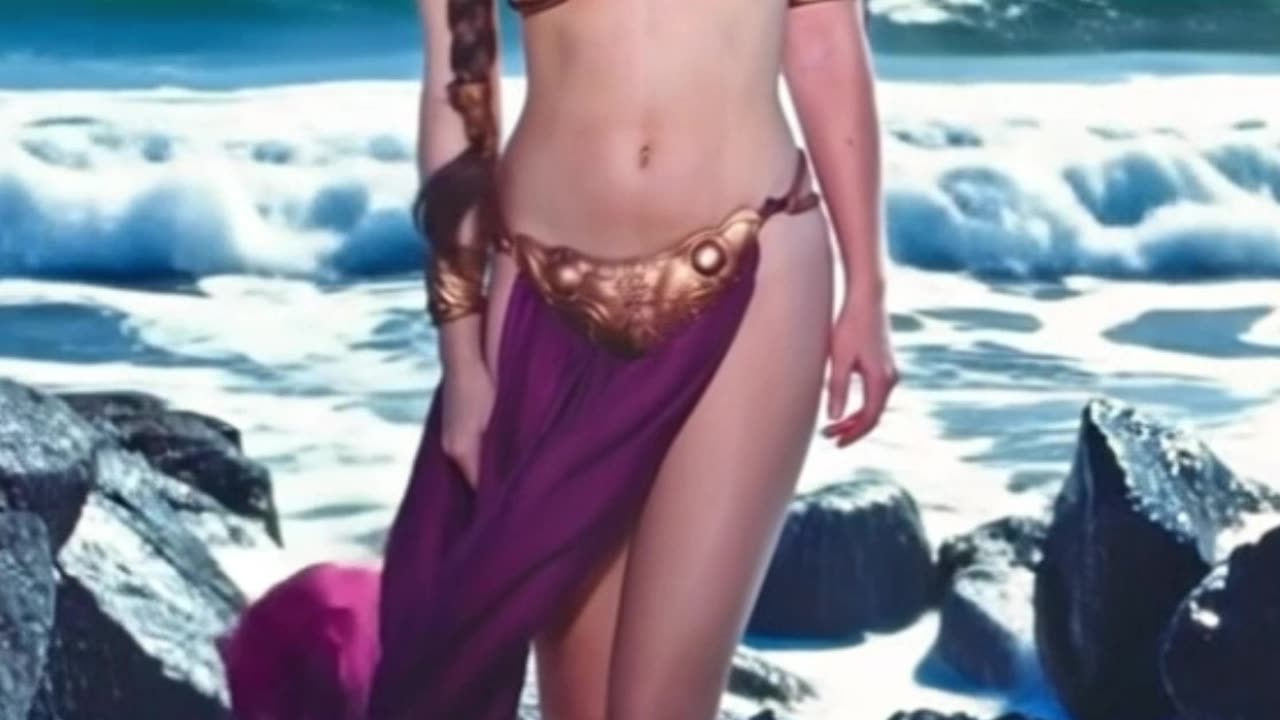 Slave Leia Beach