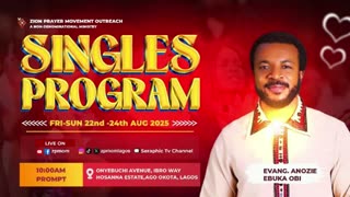 SINGLES' PROGRAM || 23RD AUGUST 2025