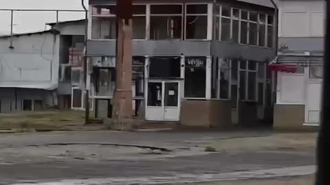 Russian Drone Smashes into a Market in Kharkiv