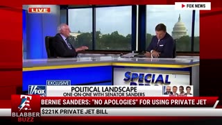 Bernie Sanders: "No Apologies" For Using Private Jet