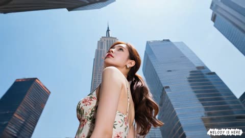 🌸 Floral Dress Girl in New York – A Dreamy City Love Song | Official MV
