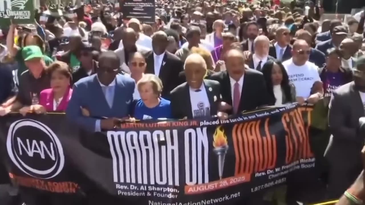 HAPPENING NOW 🚀: MASSIVE Anti-Trump march on Wall Street in NYC!