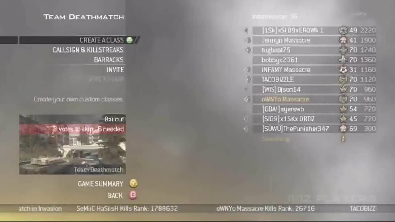 CoD Lobbies Since MW2