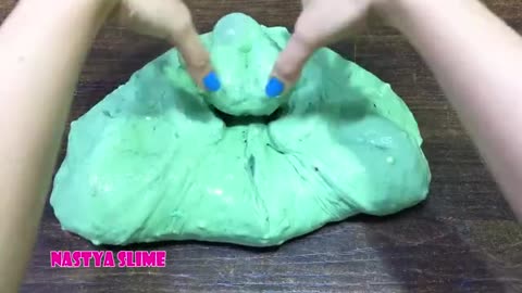 RAINBOW slime Mixing random into GLOSSY slime Satisfying Nastya Slime2