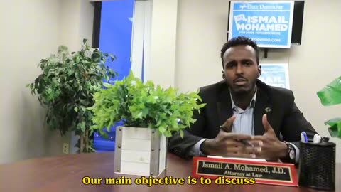 Ohio State Rep. Ismail Mohamed brags about how his and others main objective is...