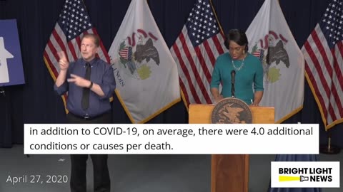 😳 Public health officials admitted that many people weren’t dying "from" COVID but "with" COVID.