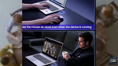 Vaydeer Metal Mini Mouse Jiggler, T5s Mouse Mover with Timer, LED Countdown, Und
