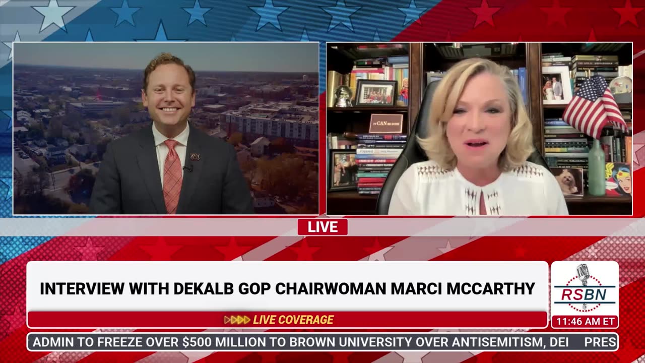 FULL INTERVIEW: RSBN Interviews GOP Chairwoman Marci McCarthy - 4/4/25