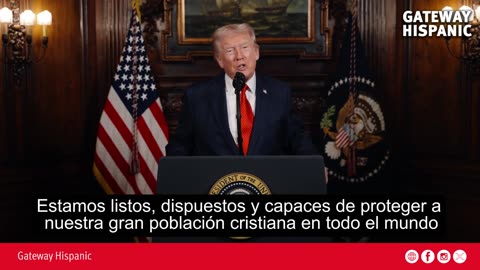 Donald Trump condena la persecución contra cristianos en Nigeria