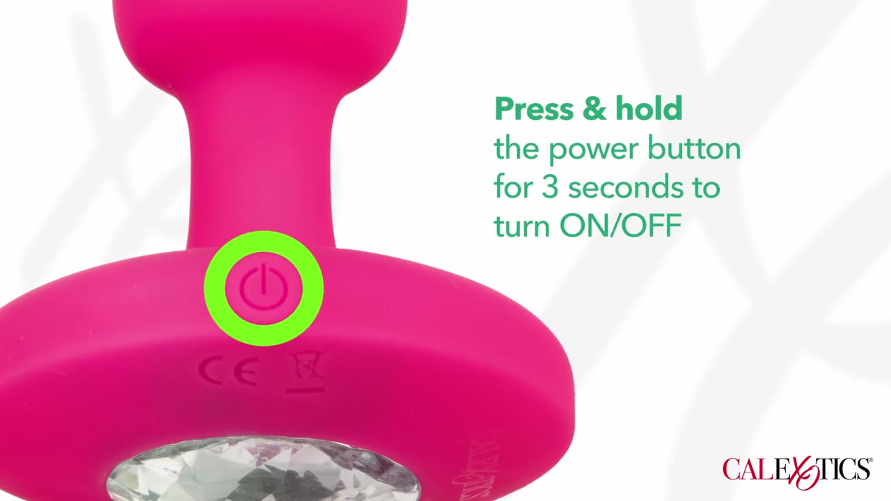 CalExotics Cheeky Gems Small Rechargeable Vibrating Probe 155283