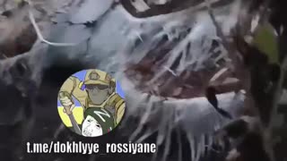 Russian Soldier Films Whats Left of Outpost