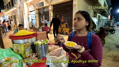 Lata Chowk to Hotel in Late Night,