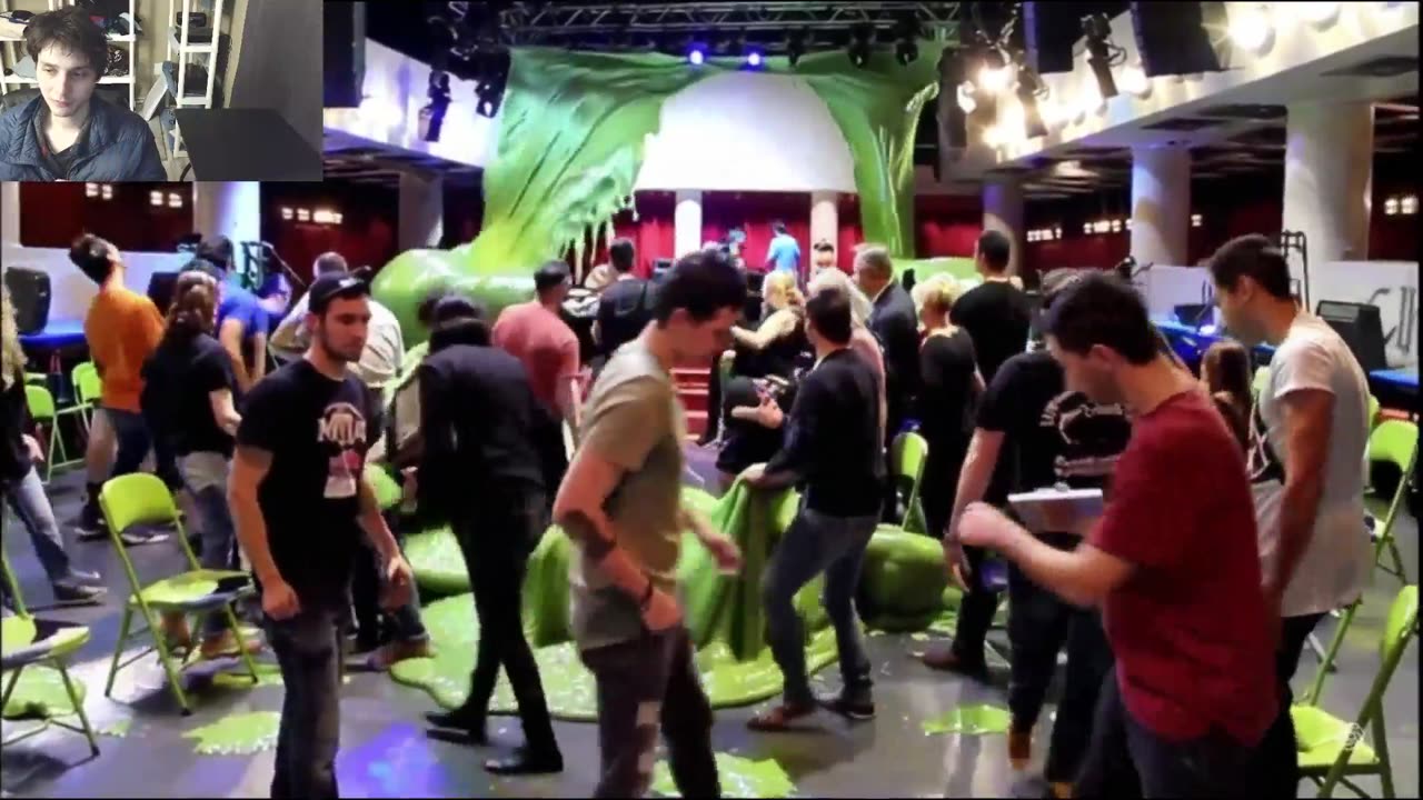Outtake #1,108 Of The Large Green Slime Spill At A Concert Venue Fake Funny Parody Video