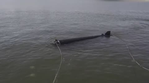 Ukrainians Release Footage of Underwater Attack Drone that Struck Kerch Bridge