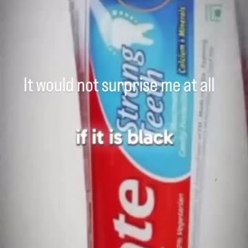 TOOTHPASTE INGREDIENTS ANYONE