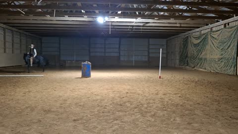 Stage 2 Colt Starting 2nd Ride with Black Stallion