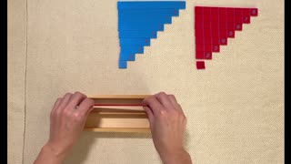 How To Put Away the Wooden Strips for the Montessori Addition Board