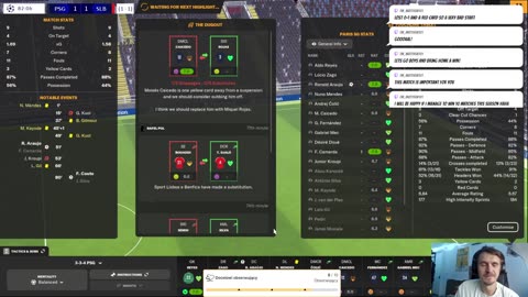 ⚽ FM 24: 3-3-4 with PSG, s.30-31: Champions League Round of 16.⚽