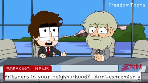 Cartoon: When the refugees are white - Freedomtoons