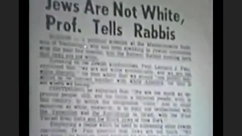 JEWS ARE NOT WHITE... GENETICS PROVE WHO'S WHO, & WHO'S JEW... ✡️