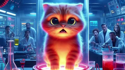 Cat Experiment - Red Giant Cat😭!