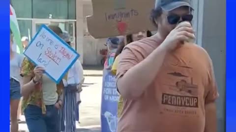 Anti-ICE protest in Portland