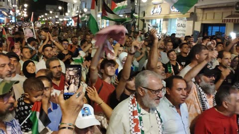 مسيرة احتجاجية منددة بإستمرار العدوان والتجويع والحصار على الشعب الفلسطيني طنجة 27 07 2025 يا دولة