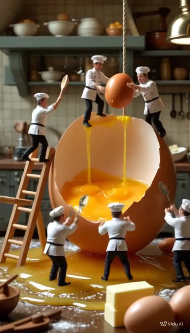 🥚 **River of Eggs: Surreal Chaos in the City** 🌆