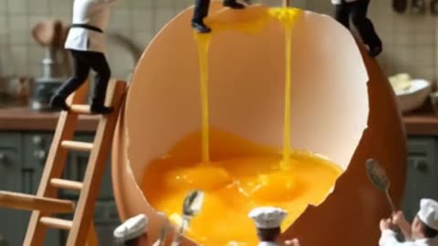 🥚 **River of Eggs: Surreal Chaos in the City** 🌆
