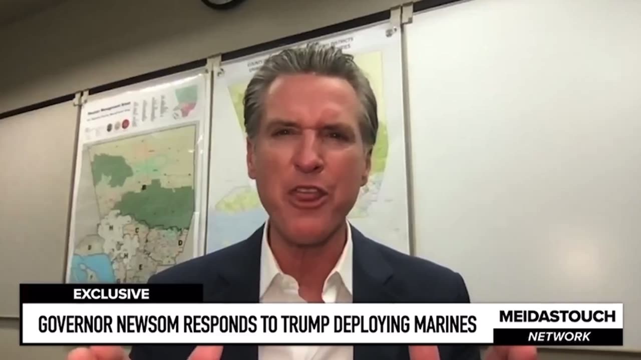 Gavin Newsom Taunts Trump: "Just Get it Over With. Arrest Me."