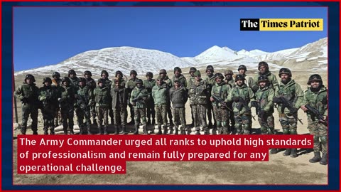 Lt Gen Pratik Sharma Reviews Operational Readiness Along LAC