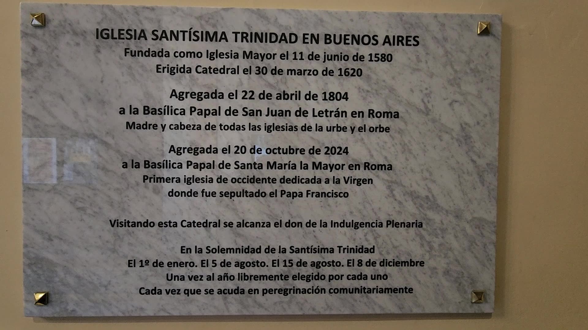 IGLESIA SANTISIMA TRINIDAD BUENOS AIRES ARGENTINA