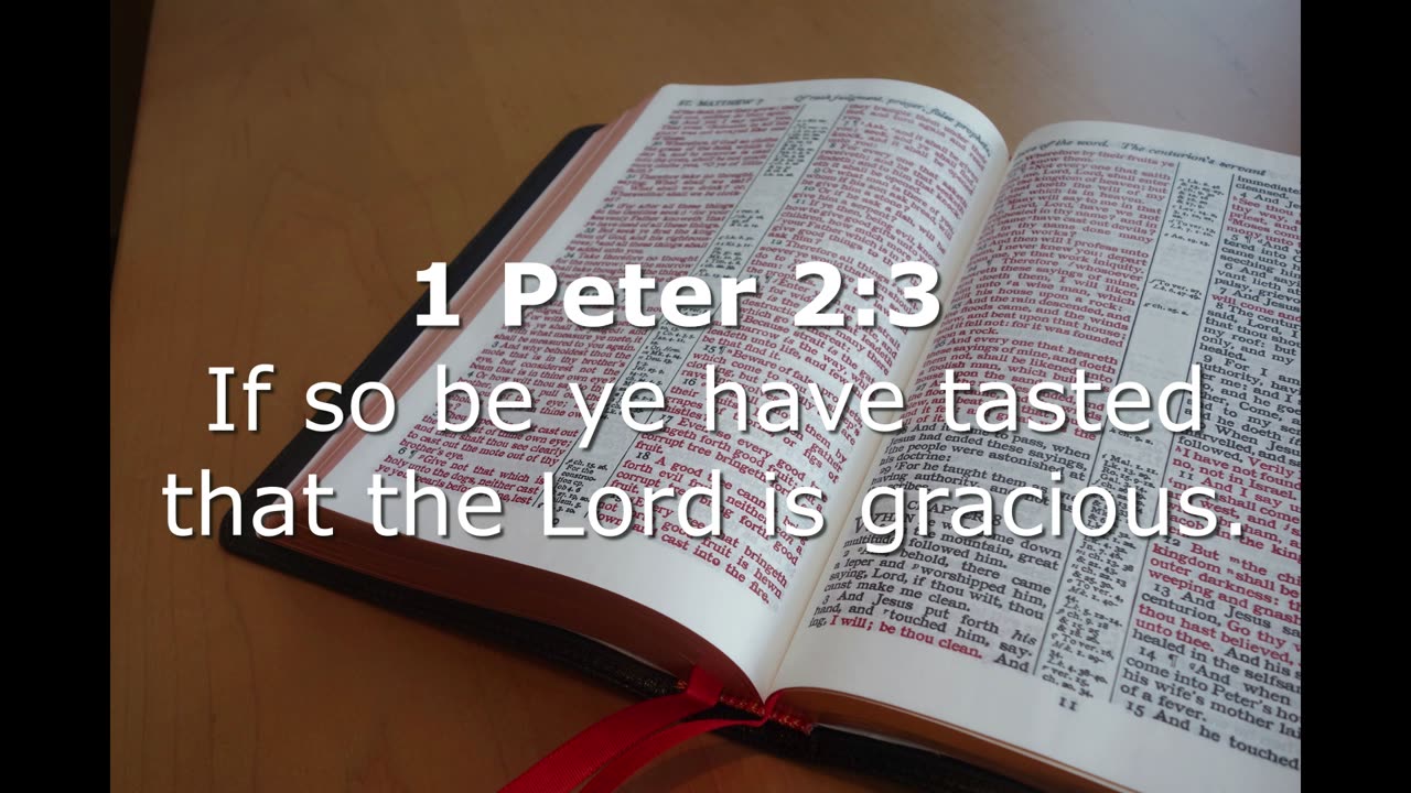 1 Peter 2:1-12 Sunday School Lesson