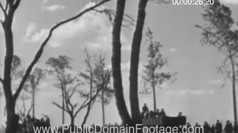 American soldiers arrive in France in World War One archival footage