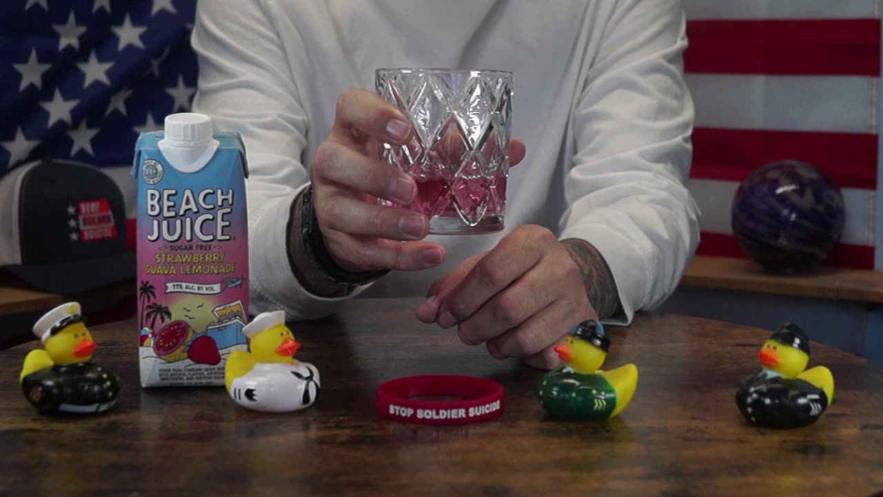 1SG David Crouse - Beach Juice Sugar Free Strawberry Guava Lemonade RTD Cocktail Review