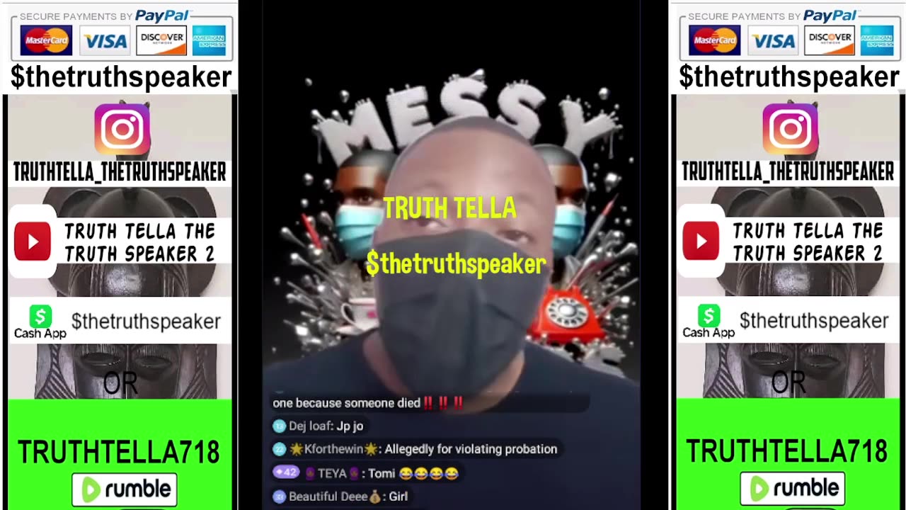 MESSY CALLER EVENING SHIT SHOW