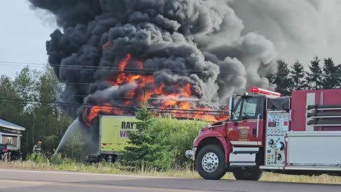 SUNDAY MORNING FIRE SCRAMBLES MULTIPLE FIRE DEPARTMENTS