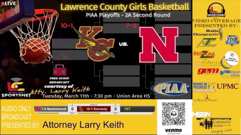 MARCH 11 2025 HIGH SCHOOL BASKETBALL: Kennedy Cath VS Neshannock Girls Basketball PART 1