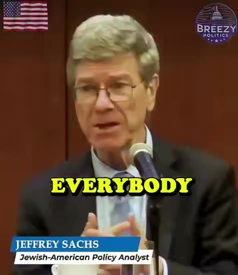 🇺🇸🇮🇱 "Everybody wants peace, except Israel" — Jeffrey Sachs
