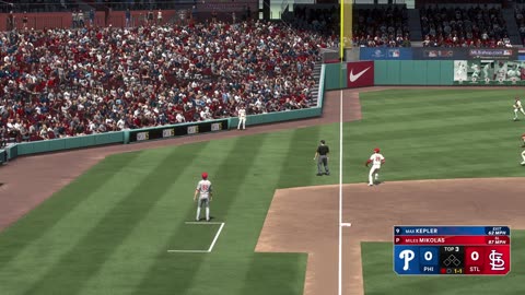 MLB The Show 25 St Louis Cardinals Franchise Game 14 Phillies Vs Cardinals CPU Vs CPU