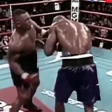 Mike Tyson vs Evander Holyfield, Focused body shot & uppercut Ko