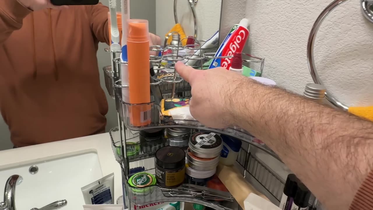 Overview 3 Tier Corner Bathroom Counter Organizer | Asayuee