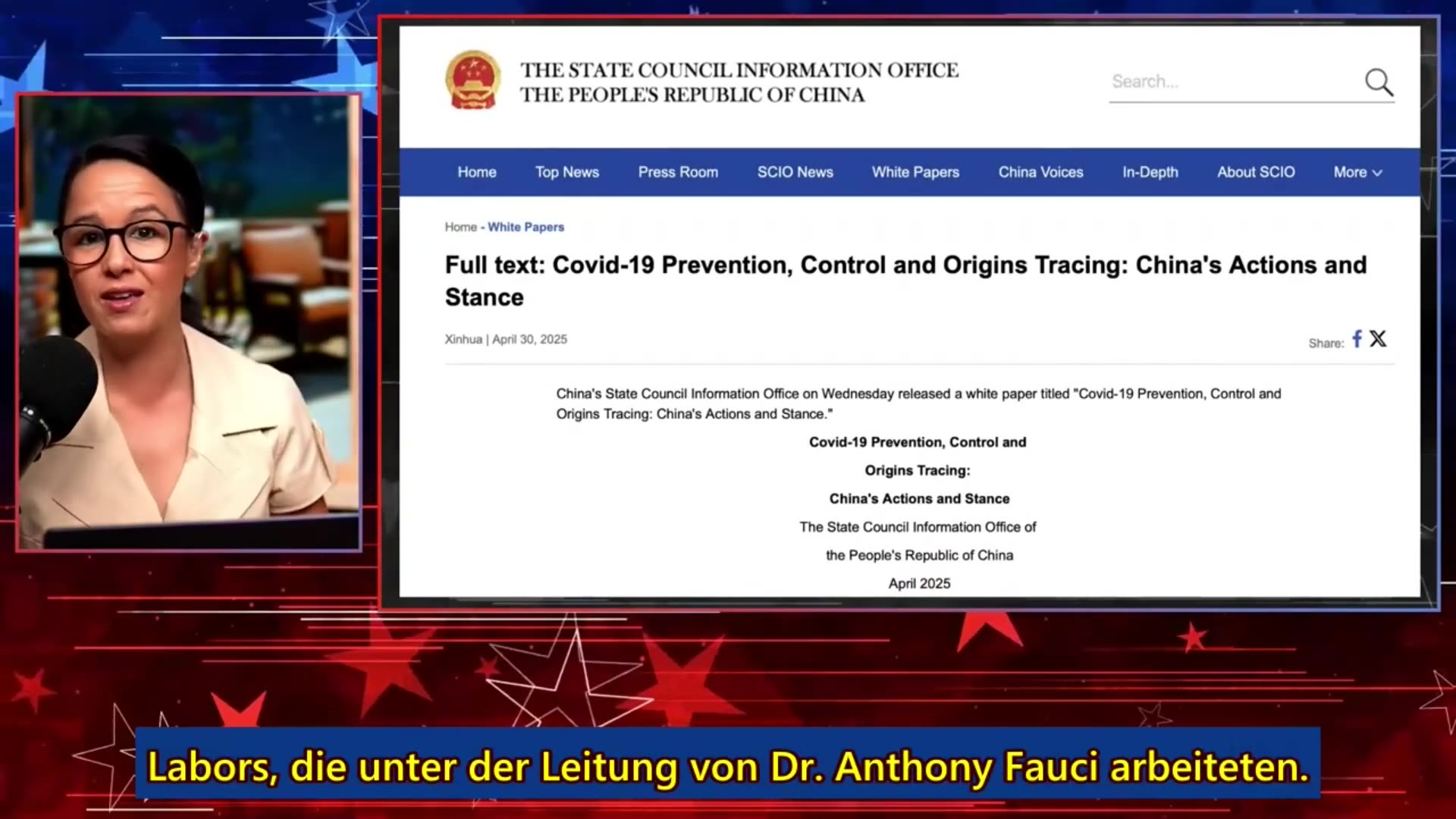 China lässt Bombe bezüglich COVID-Bericht fallen und beschuldigt die USA - Was verbergen sie?