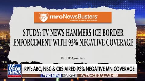ABC, NBC, CBS Deliver 93% Smear Campaign on ICE: "It’s Not Journalism, It’s Pure Tribalism'
