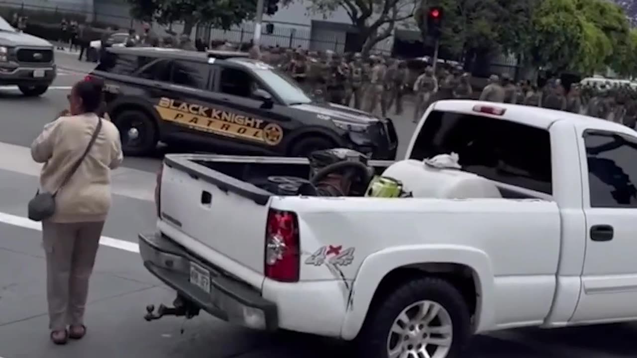 Violent protests erupted in Los Angeles