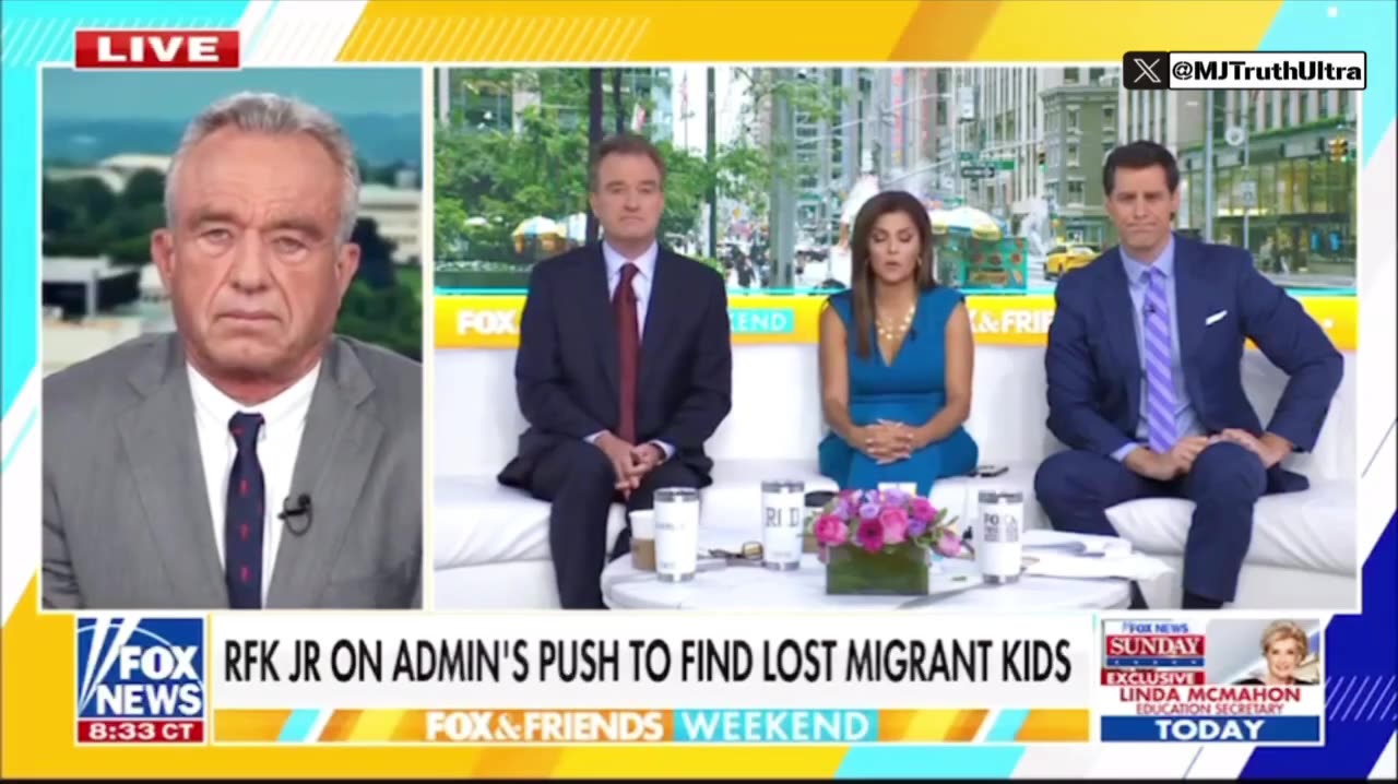 RFK JR talks about the 476,000+ Missing Children Lost by the Biden Admin