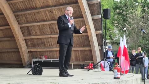 Grzegorz Braun. Łuków 2025.04.30