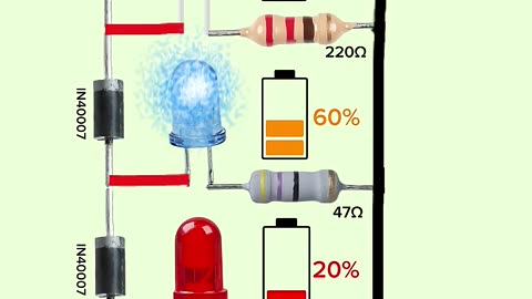 How to Know When Your Battery Is Full – Simple Charger Indicator Circuit! ⚡ #DIY #Electronics