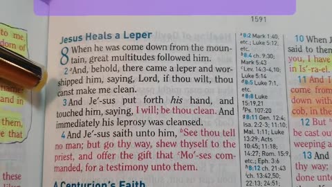 Jesus Touched A Leper..