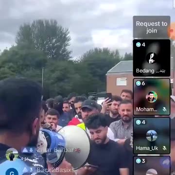 This is the moment during the Southport riots, when a South Asian police officer